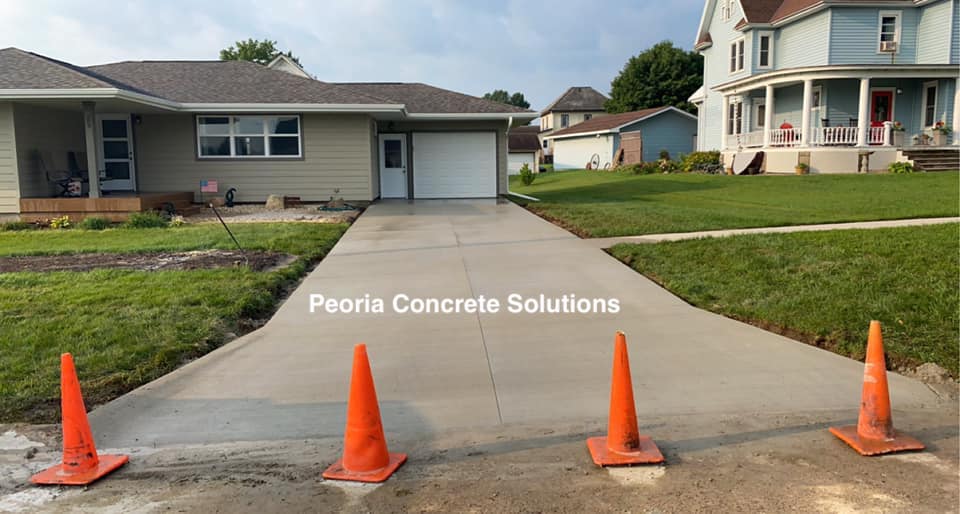 Peoria concrete driveway